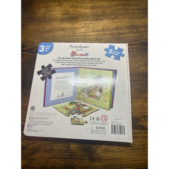 Peter Rabbit 5 Puzzles Book - Picture 2 of 9